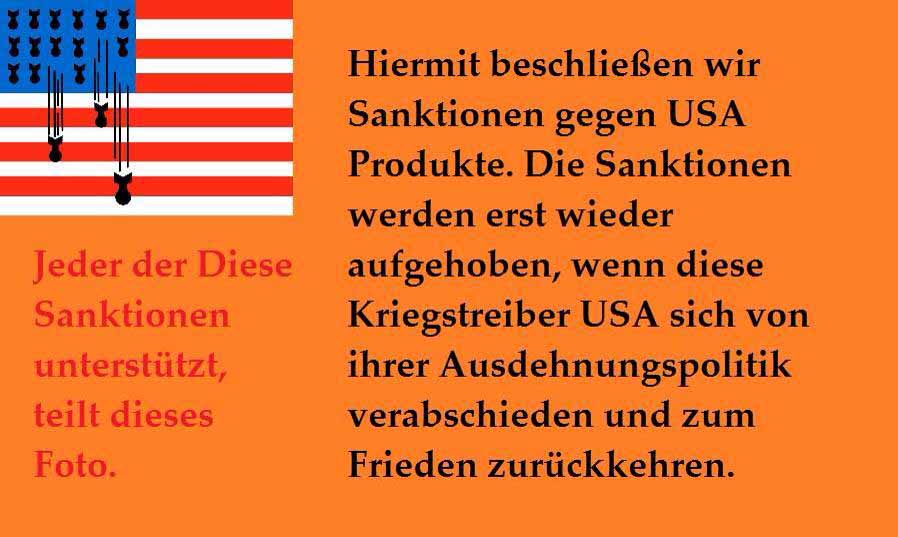 Sanktionen gegen die USA